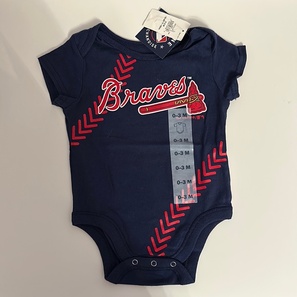 Atlanta Braves Onesie NWT